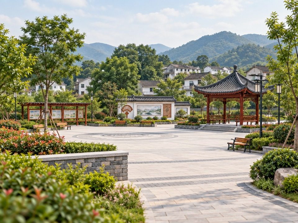 乡村文化广场提升工程实景