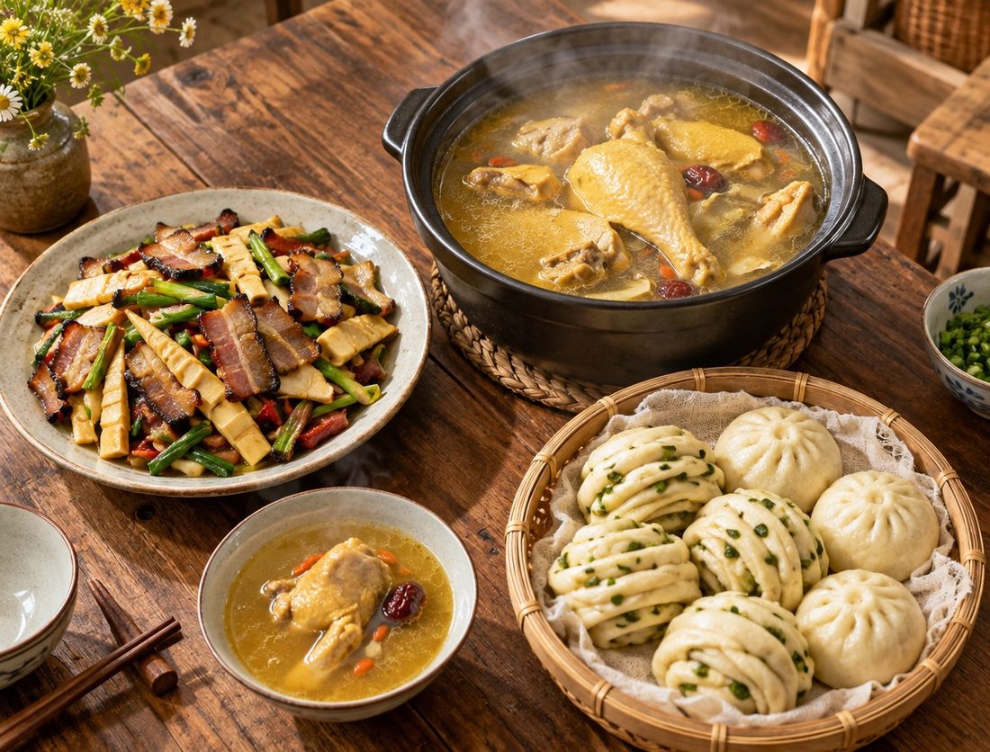 乡村特色风味美食