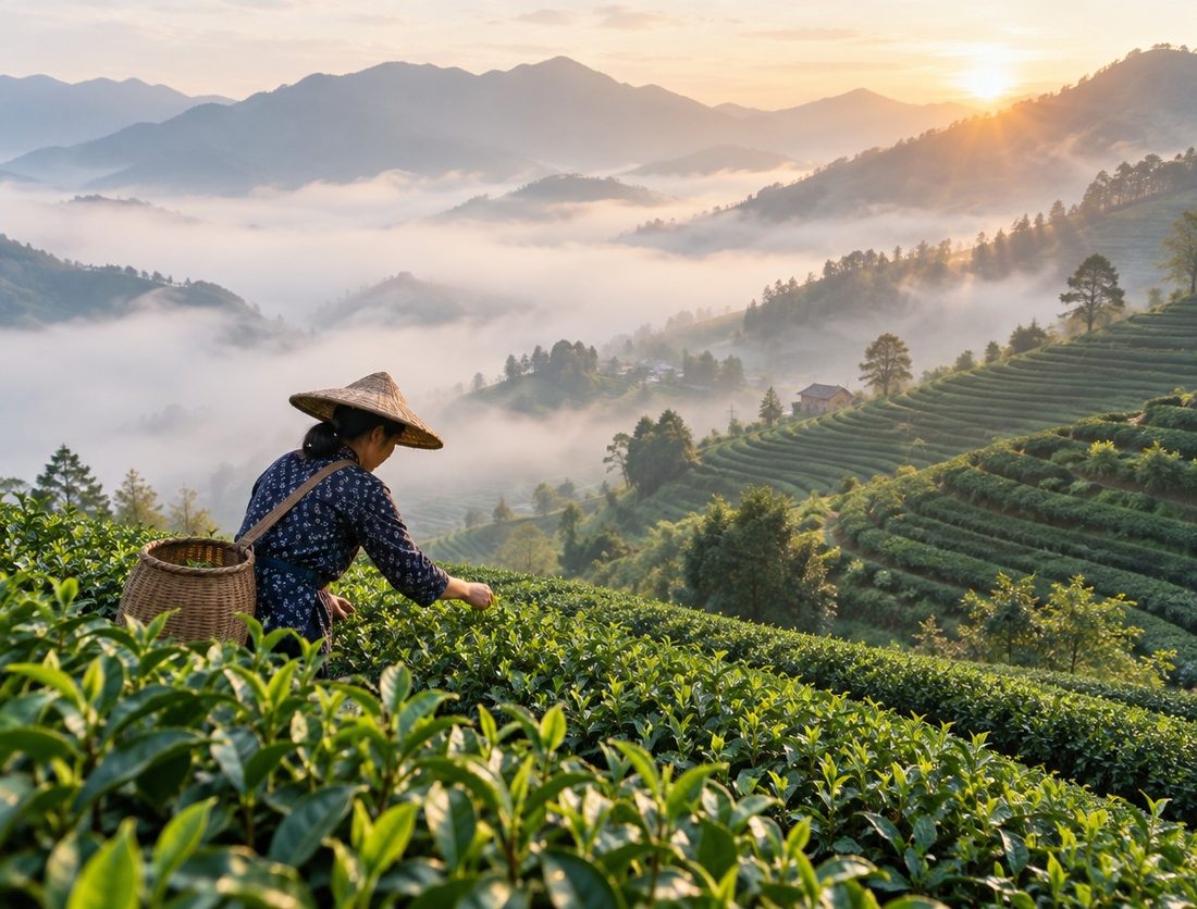 云雾高山绿茶茶园