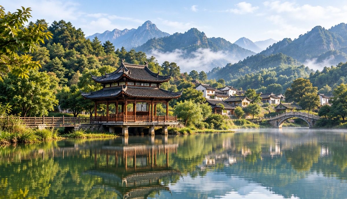 廊桥流水的首批会员村